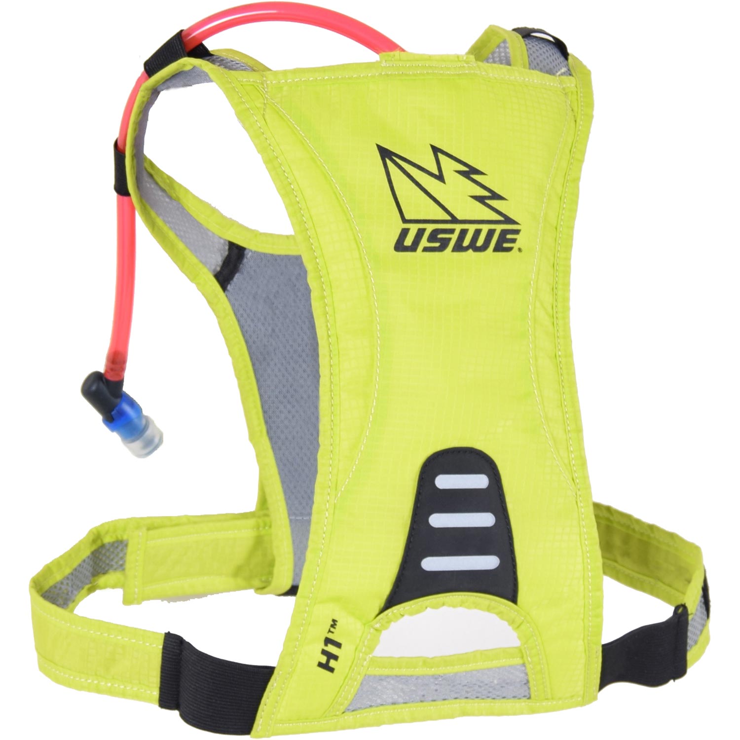Uswe H1 Racer Hydratation Pack Avec 500Ml Jarre Jetable - Jaune