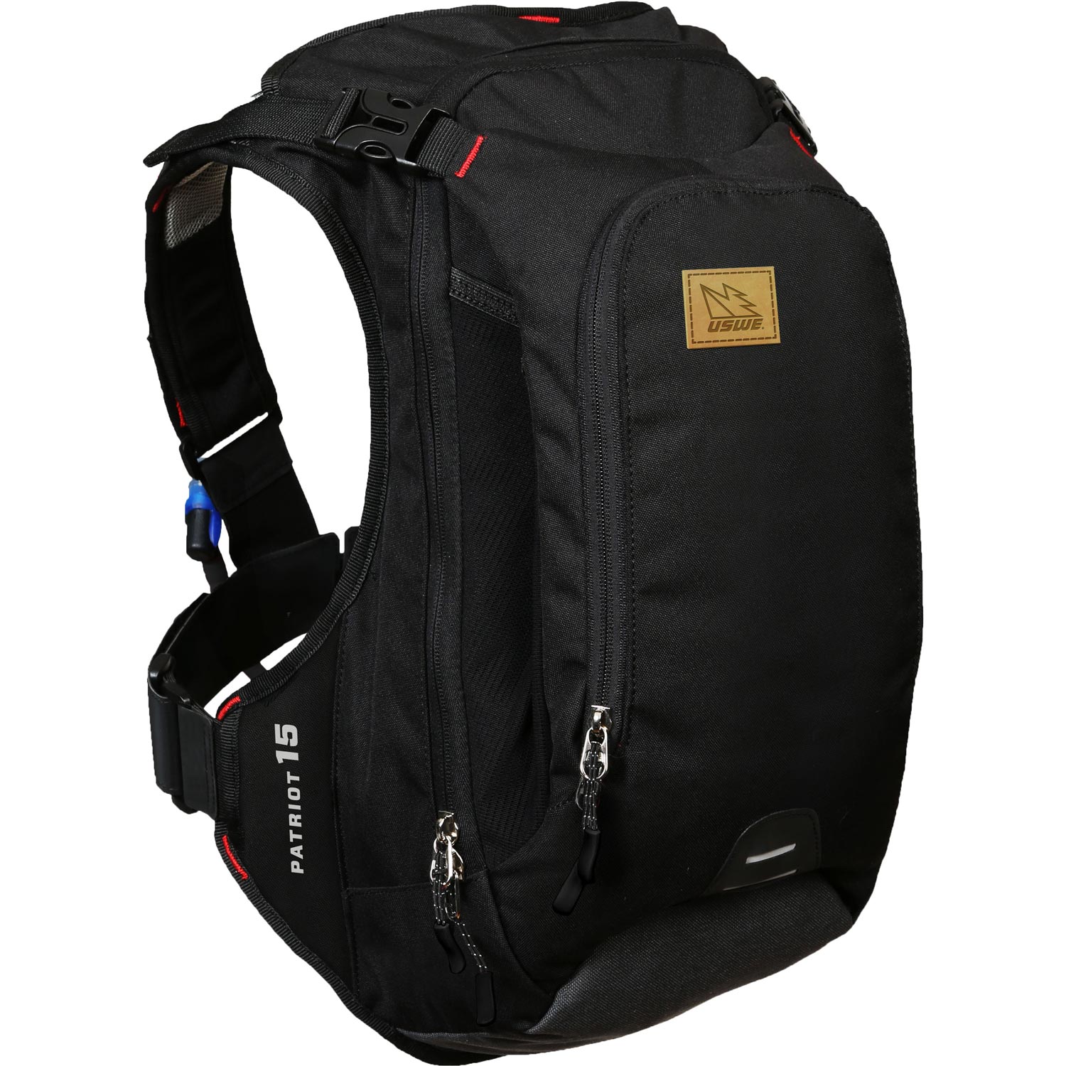 Uswe Patriot 15 Cb Pack + Protecteur Arrière - Vulcano Black