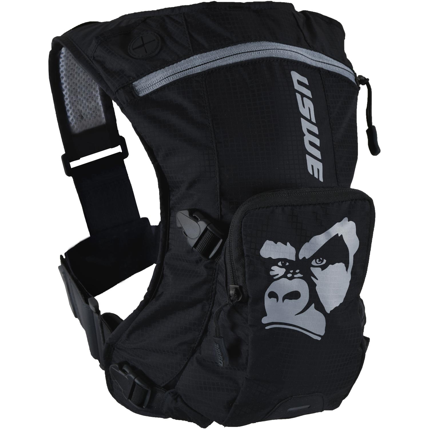 Uswe Ranger 3 Hydratation Pack Avec 2L Elite Bladder - Noir / Noir