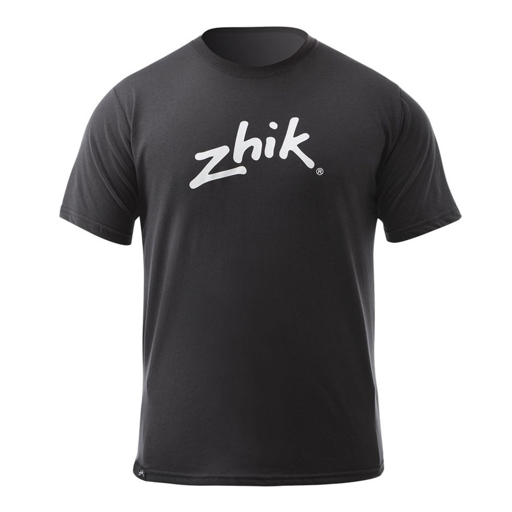 Zhik Juniors Classic Tee-Shirt En Poly-Coton À Logo Zhik - Charcoal