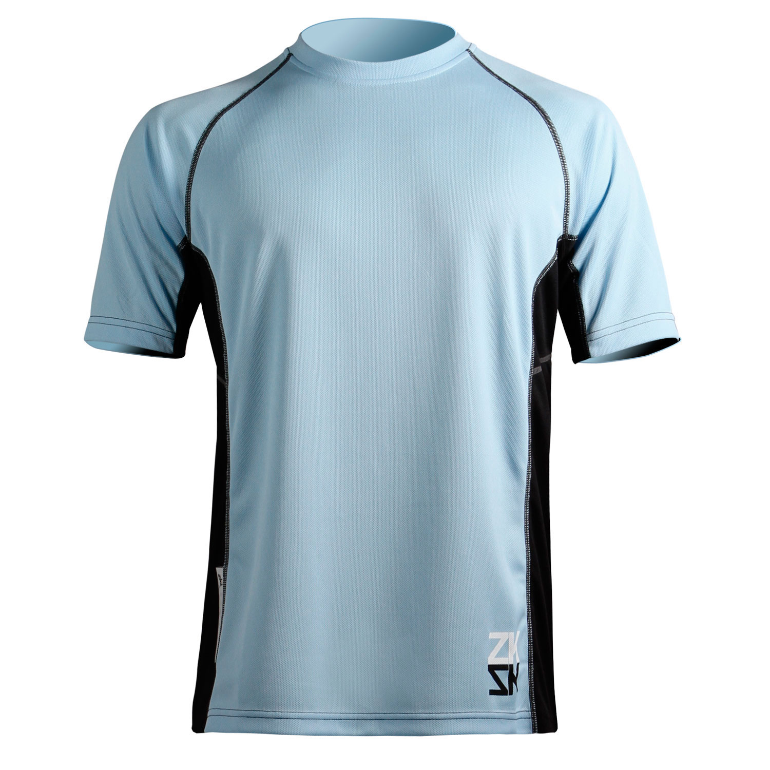 Zhik Hommes Manches Courtes Zhikdry Voile Haut - Blue Sky